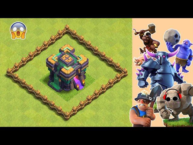 TOWN HALL 14 GIGA INFERNO IMPOSSIBLE BASE CHALLENGE #5 | CLASH OF CLANS