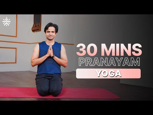 30 Mins Pranayama Yoga | Yoga At Home | Yoga For Beginners | Yoga Routine | @cult.official