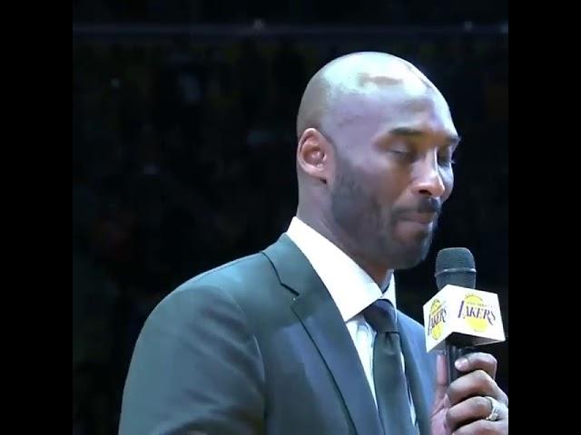 speech #Kobe_Bryant speach Those times when you get up early and you work hard. #kobe_bryant #death_