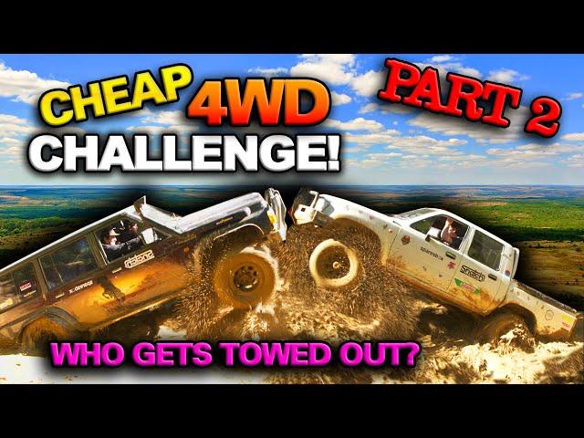 BUDGET 4x4 BATTLE on tough Glasshouse Mtns tracks! Who doesn’t finish? Panel damage & funny pranks