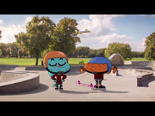 The Amazing World of Gumball - Skateboard Skills Part 1 - Cartoon Central (Clip)