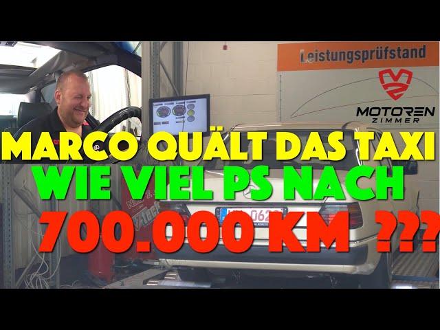 Taxi Leistungsmessung nach 700.000KM ! Prüfstandslauf mit Marco Degenhardt