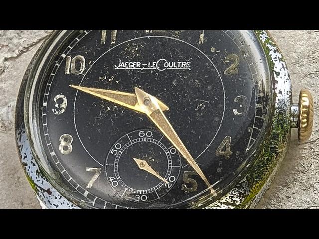 Restoring a Historic WW2 Watch with Rare Engravings - Vintage Jaeger LeCoultre 1940s