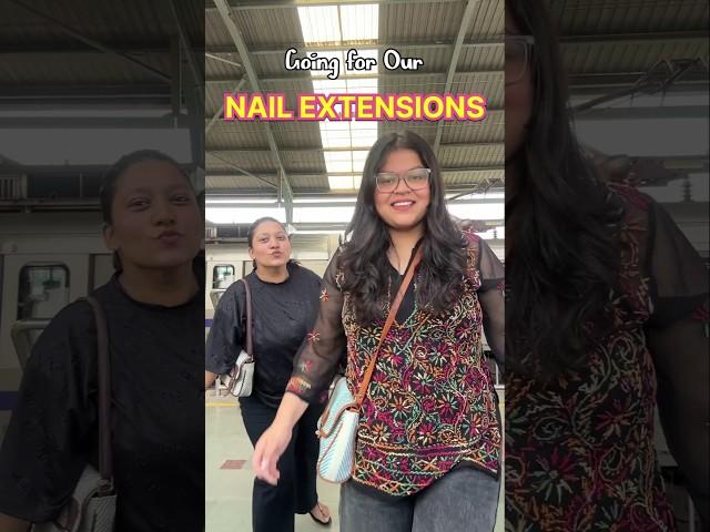 Diwali Shopping| Nail Extensions for Diwali 🪔| What I eat in a day| #shorts #diwali #minivlog