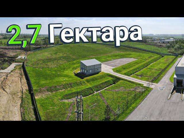 Благоустройство и озеленение заводской территории. Отвод воды с холмов, террасирование. Часть 2