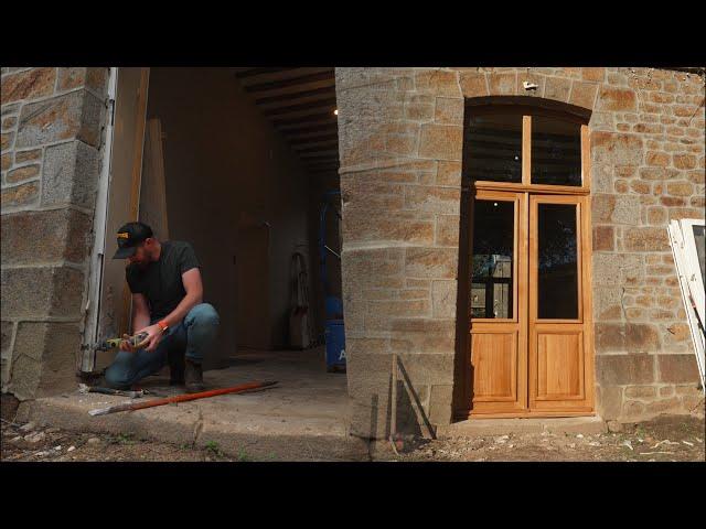 Heating System & Back Door Are Installed