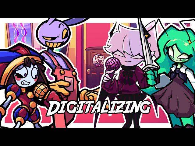 FNF Digitalizing but it's Pomni & Jax vs Caroline & Selvena