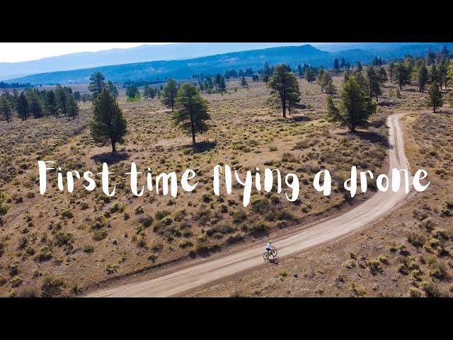 Drone footage of mountain biking in Dixie National Forest (southwest Utah)