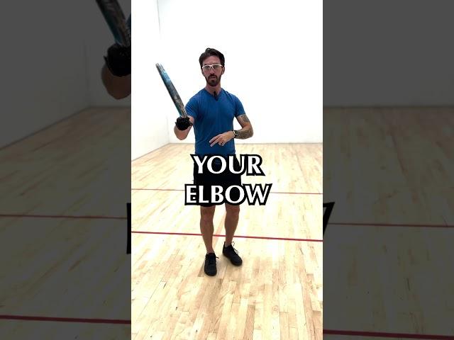 Lob serve pro tip! #racquetball #tutorial #tips
