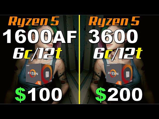 Ryzen 5 1600 AF vs. Ryzen 5 3600 | 1080p | RTX 3070