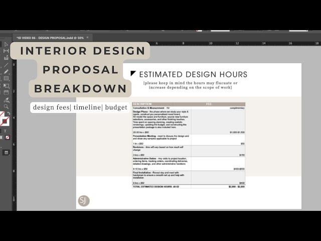 Interior Design Proposal Breakdown | Design Fees, Timeline, Budget