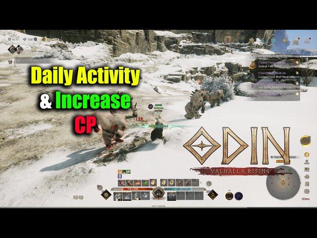 Odin Valhalla Rising Daily Activity & Increase CP
