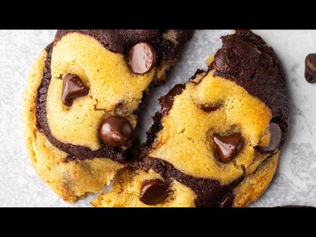 Marbled Chocolate Chip Cookies