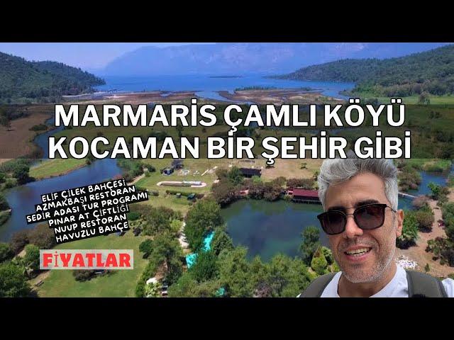 ÇAMLI KÖYÜ: Marmaris' Hidden Paradise | Sedir Island, İncekum, Elif Strawberry Garden and Prices