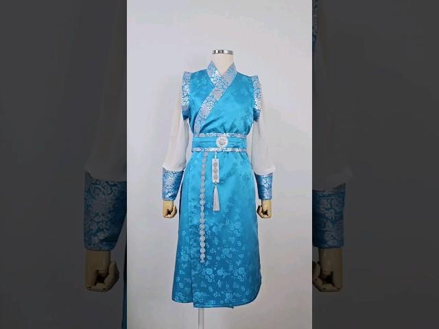 NTA033 은박연화 하늘색 난타복 제작 한국 공연의상 #hanbok #creative