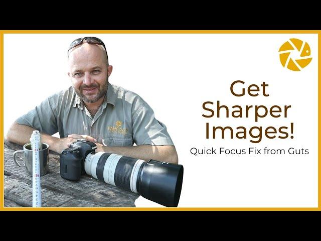 HOW TO get SHARPER IMAGES with this simple CAMERA TRICK - Auto Focus Micro Adjustment.