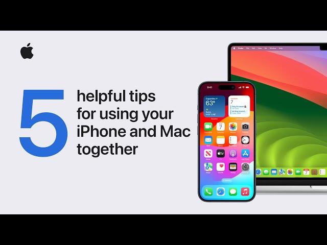 5 helpful tips for using your iPhone and Mac together | Apple Support