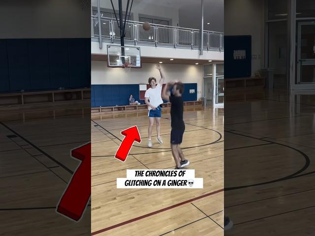 Glitching on a ginger gone WRONG  #basketball #glitchshot #ginger #rage
