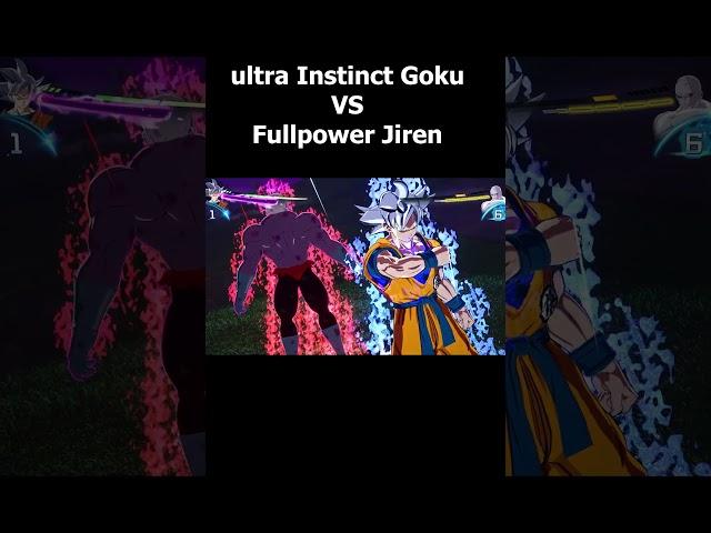 Ultra Instinct Goku Vs full power Jiren #dragonball #shorts