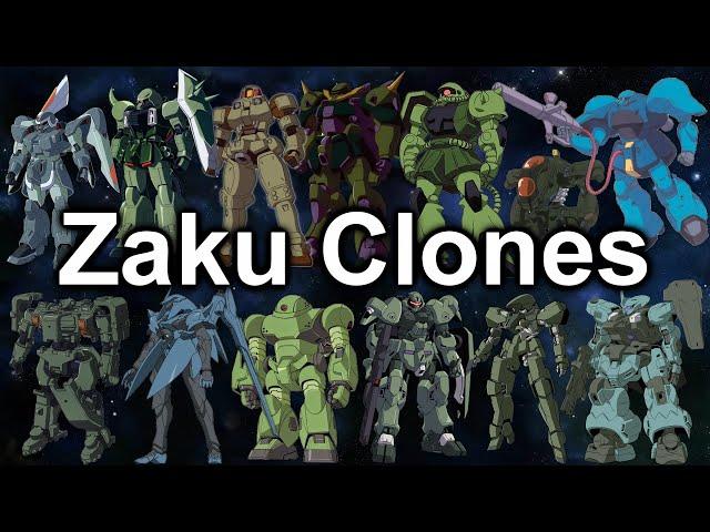 ALL Alternate Universe Zaku Clones