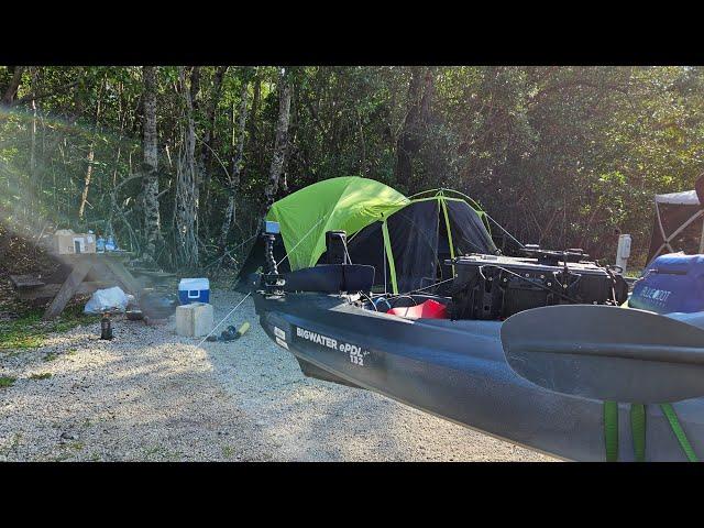 First Time Overnight Camping! Will We Catch Any FISH? Sebastian and John Pennekamp, Florida Keys.