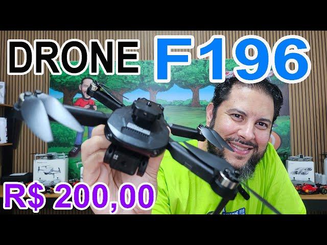 Testamos o Drone F196 como ligar como configurar todas as funções do controle qualidade da imagem