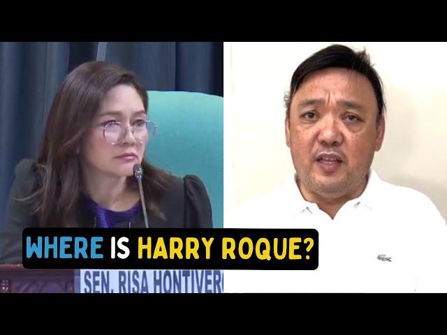 Tanong ni Risa Hontiveros:  Nasaan na nga pala si Harry Roque?