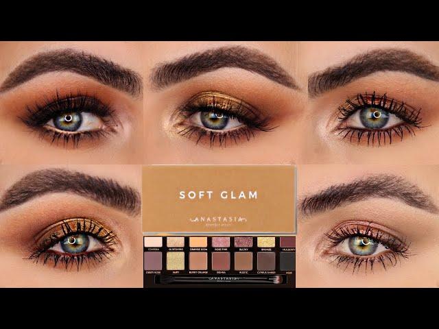 5 LOOKS 1 PALETTE | FIVE EYE LOOKS WITH THE SOFT GLAM PALETTE BY ANASTASIA (ABH) | PATTY