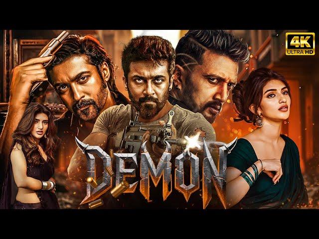 SURIYA as DEMON | SREELEELA | South Indian Thriller Action Movie | Hindi Dubbed | City Crime Movie