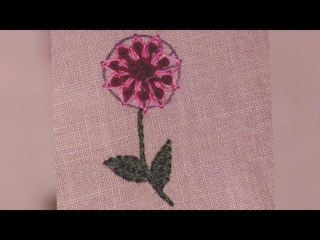 Flower embroidery design |handembroidery|easy handembroidery@SKBrar