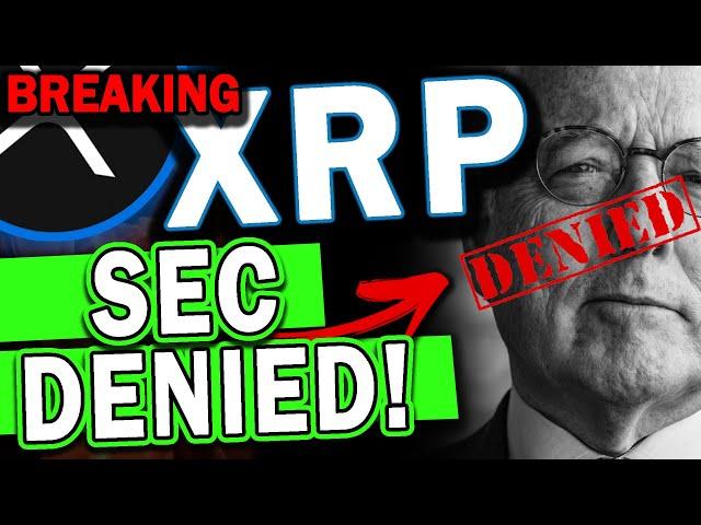 MAJOR XRP / RIPPLE UPDATE: DENIED! Judge's HUGE RULING! XRP + Bitcoin Markets Update!