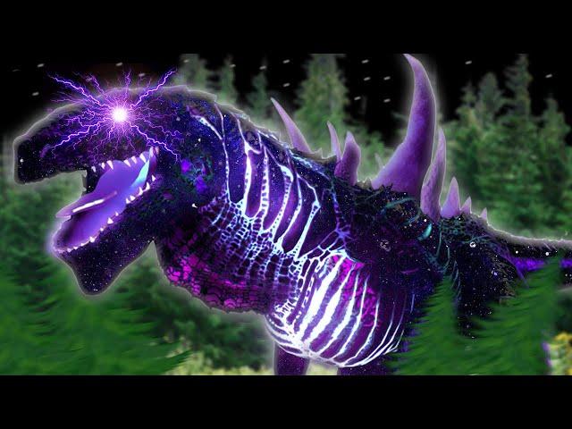 O GALAXY GODZILLA GIGANTE QUER ME PEGAR! ARK MEGA ZOOLÓGICO! #3