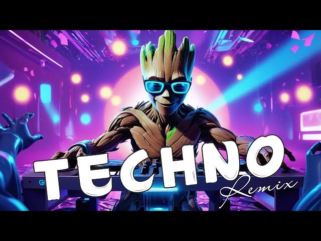 TECHNO MIX 2024  Rave Techno Remixes for Party, Gym, and Car Music