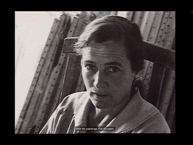 Agnes Martin with my back to the world