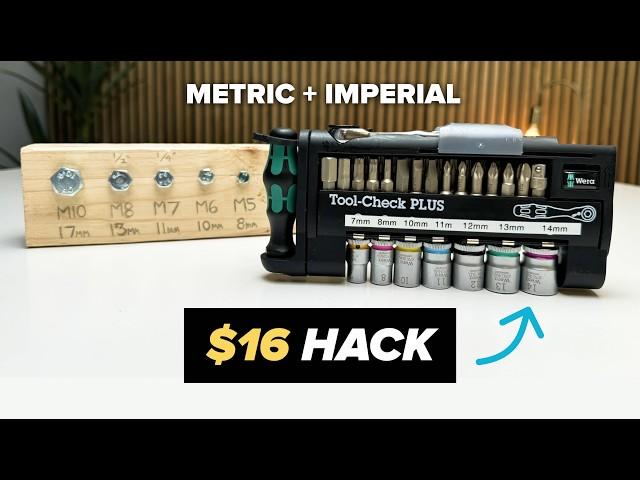 Tool-Check Plus HACK: Tackle METRIC + IMPERIAL Bolts with just 3 Sockets!