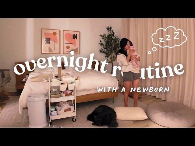  Spend ALL Night with Us & Our Newborn | Baby Bedtime Routine & Exclusively Breastfeeding