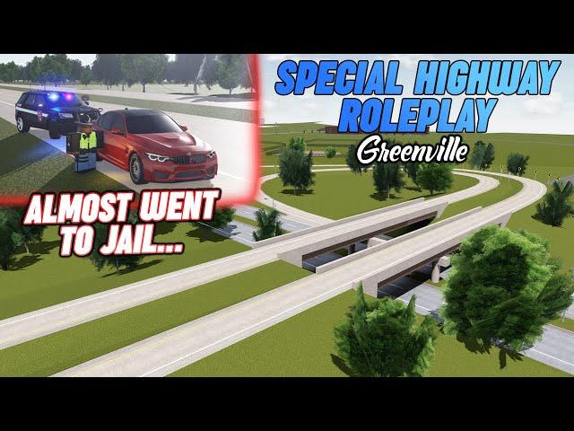 SPECIAL HIGHWAY ROLEPLAY!!! (I GOT PULLED OVER) || ROBLOX - Greenville Roleplay