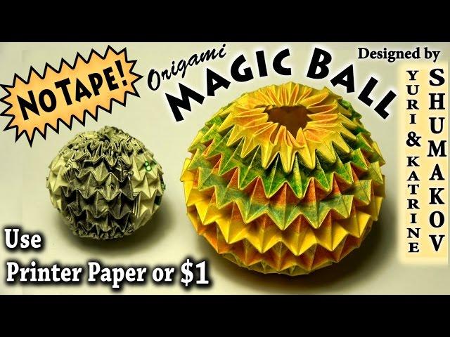 Origami Magic Ball - NO TAPE!!!