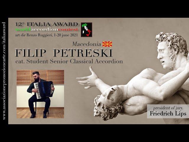 Filip Petreski Student - Classical Accordion Macedonian