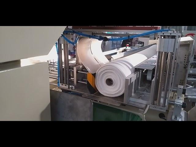 Automatic toilet paper maxi roll big band saw cutting machine