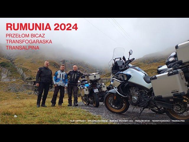 Przełom Bicaz - Transfogaraska - Transalpina - Motocyklowa wyprawa do Rumunii 2024 Eskadra Bocianów