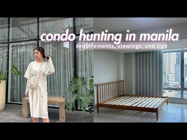 condo/apartment hunting in manila —୨୧˚ living alone, tips, prices, & viewings