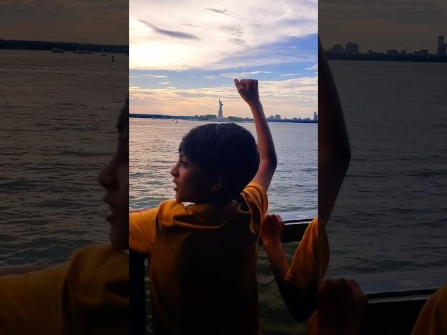 Lovely moments #piano #nature #boat #riding #happy #moments #kids #newyork