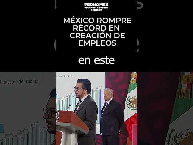 #amlo anuncia récord en empleos #mexico #amlovers #hoy