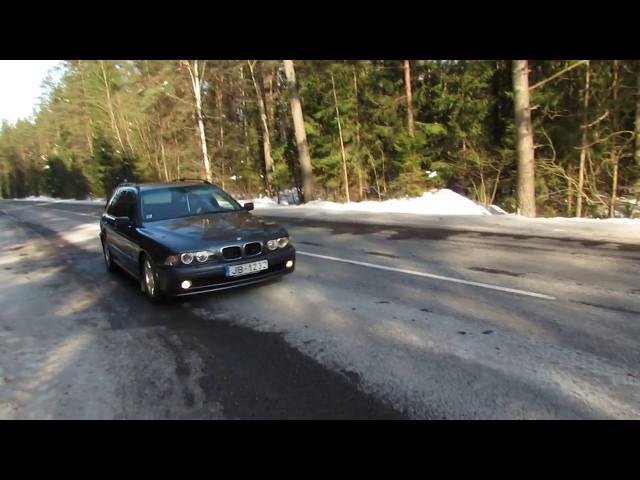 BMW e39 530d M57 Straight custom exhaust.Прямоток!