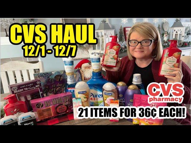 CVS HAUL (12/1 - 12/7) | *** 21 Items for 36¢ each!!!