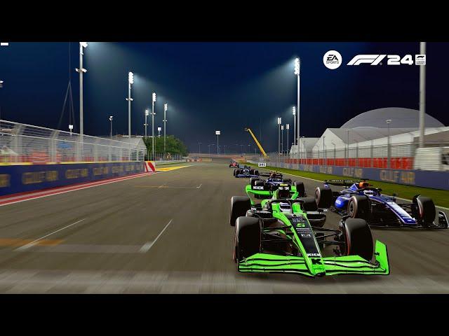 F1 24 The alternative strategy is powerful - PSGL Bahrain Round 1 Highlights