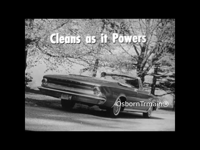 1963 Sinclair Dino Supreme Commercial Featuring 63 Mercury and Chrysler.