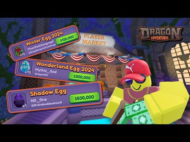 Spending over 5 MILLION COINS to buy eggs. Dragon Adventures Roblox