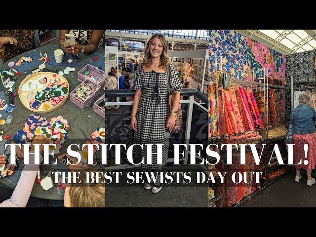 Come with us to the Stitch Festival 2024! Huge sewing event, fabric shopping and haul